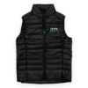 Stencil Black Puffer Vest Front View