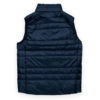 Stencil Navy Puffer Vest Back View